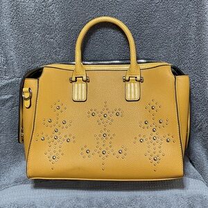 Yellow Studded Handbag